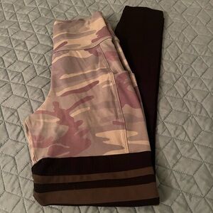 Bombshell Camo Legging Sizes Medium and Large